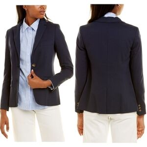 NWT Southern Tide Navy Blue Blair Blazer Size 4 Nautical Preppy Old Money Office